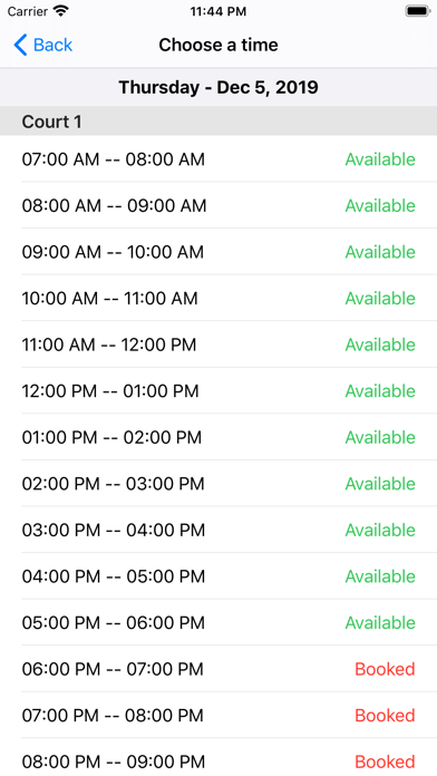 App screenshot
