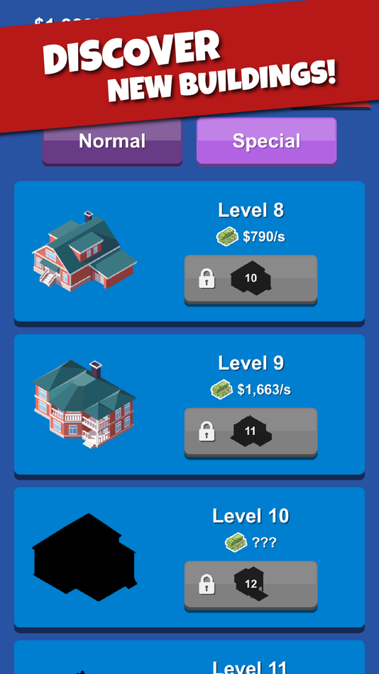 #3. Merge City - Idle Click Tycoon (iOS) By: Jeffrey Koers
