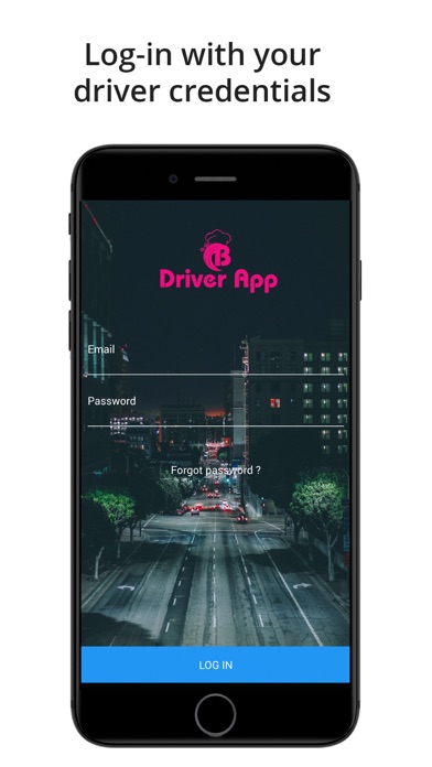 Bite2u Driver App Screenshot