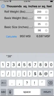 msi/msf calculator iphone screenshot 1