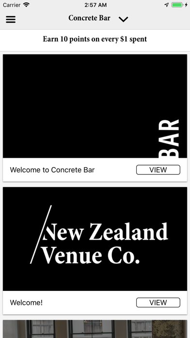 New Zealand Venue Co Screenshot