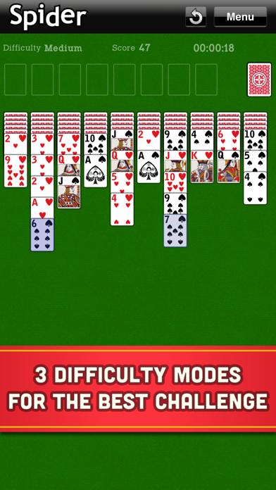 Spider Solitaire Classic Cards screenshot 3