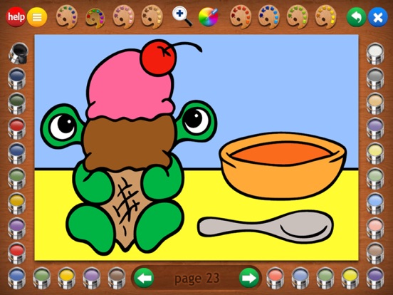 Screenshot #4 pour Little Monsters Coloring Book