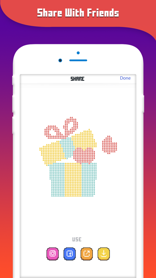 #6. Pixel Puzzles: Color by Number (iOS) 由: GameNexa Studios Private Limited