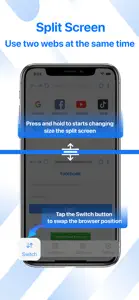 Dual Browser - Screen Split screenshot #5 for iPhone