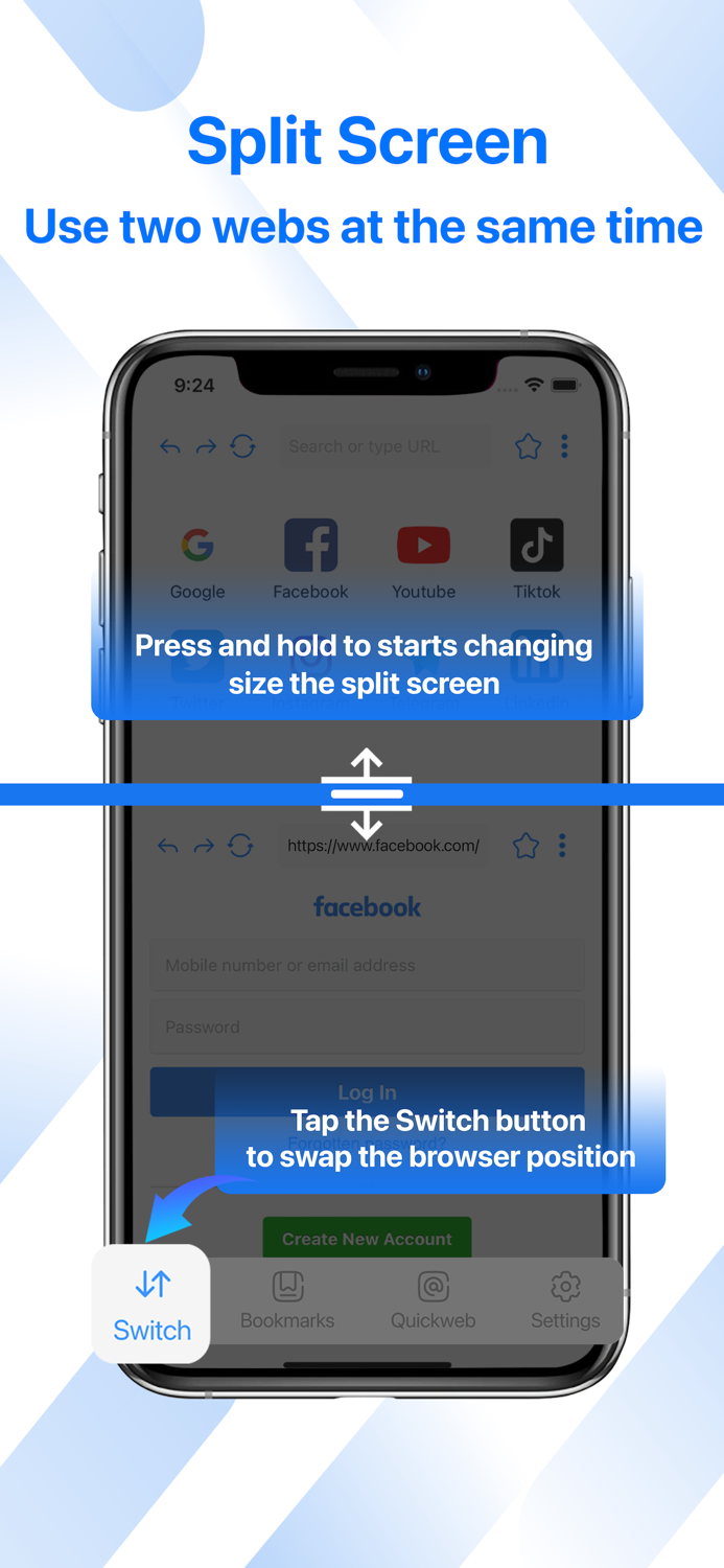 Dual Browser - Screen Split