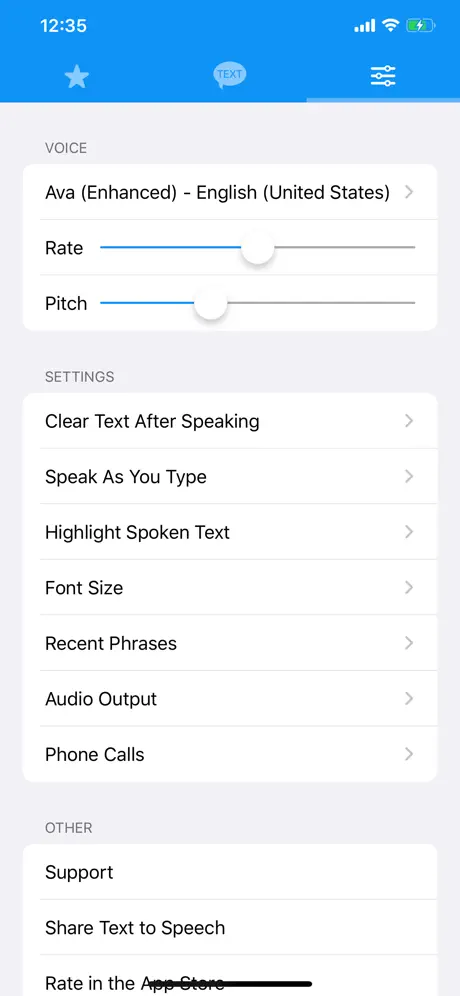 Text to Speech!