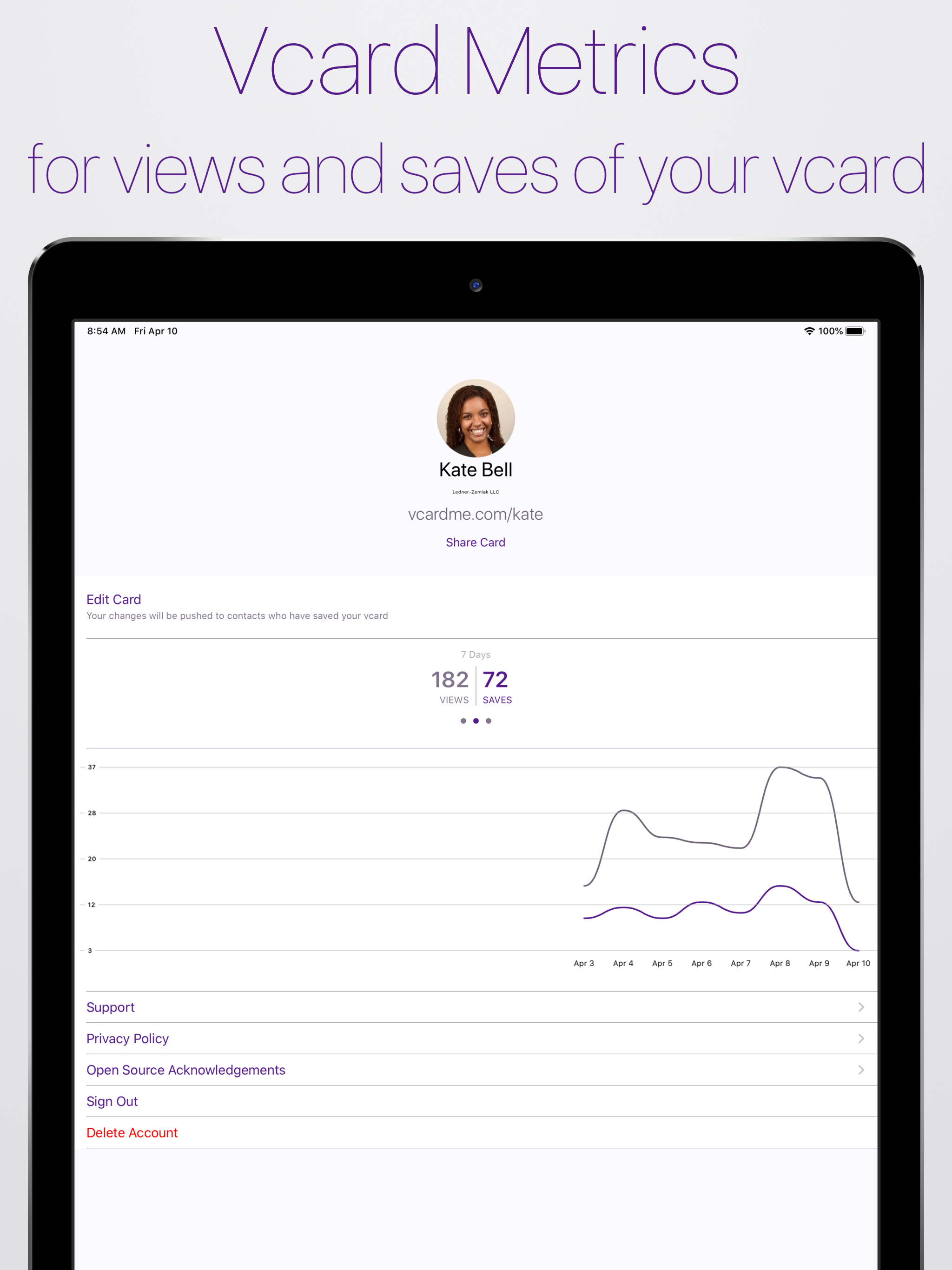 vcardme screenshot 7