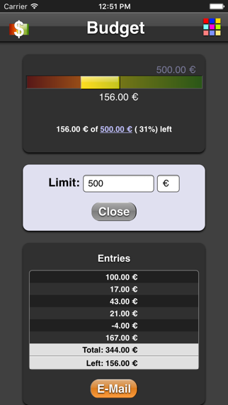 Screenshot #2 pour Budget App