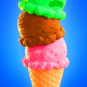 螢幕擷取畫面 (2) Perfect Ice Cream 3D - Roll it