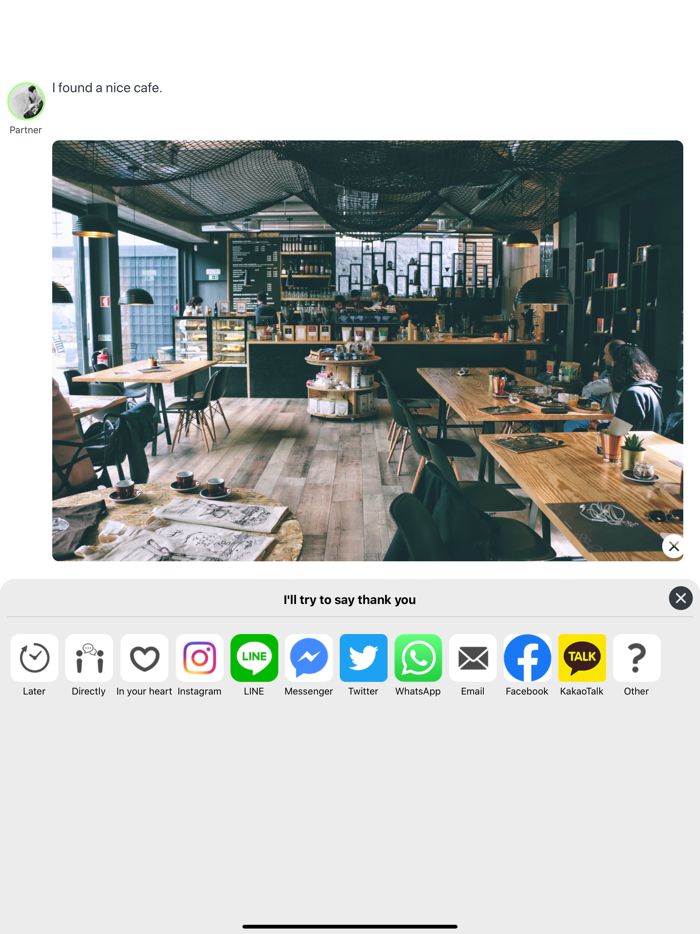 thx Lets say thank you