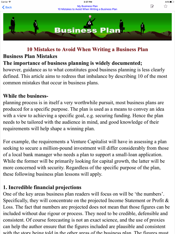 Screenshot #5 pour Business Plan(BP)