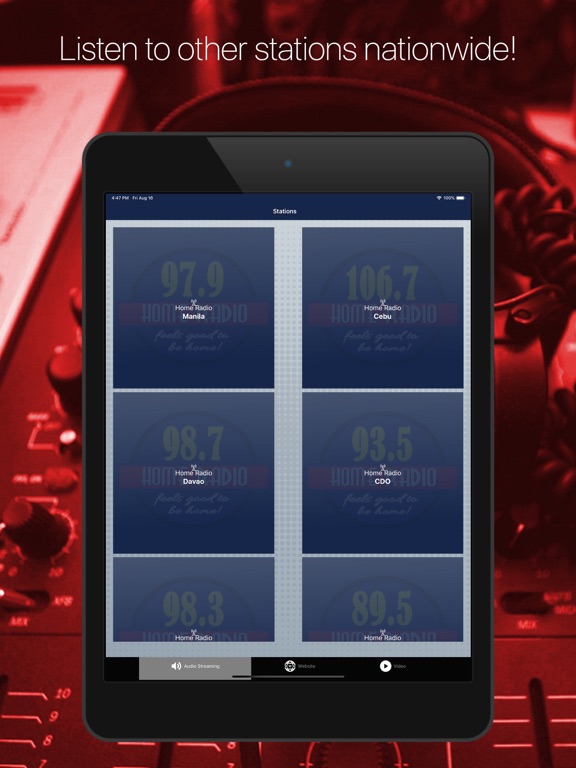 97.9 Home Radio iPad screenshot