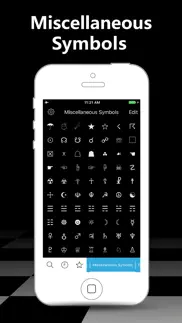 symbol keypad for texting iphone screenshot 1