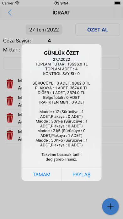 Trafik Ceza Rehberi 2024 Screenshot