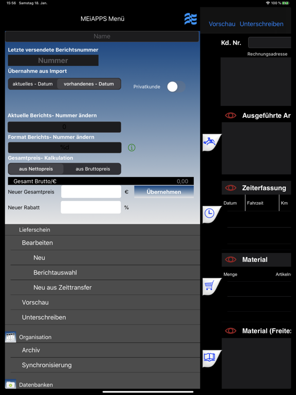 Screenshot #4 pour MEiAPPS Lieferschein