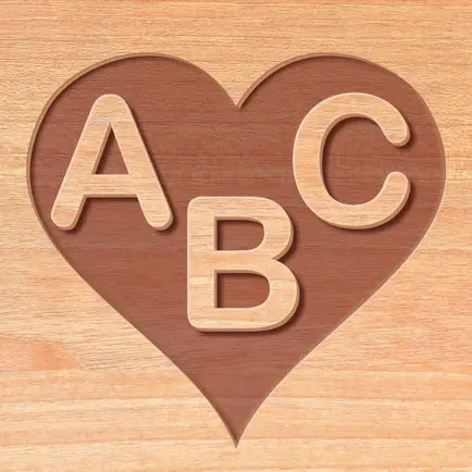 Alphabet English ABC Wooden Cheats