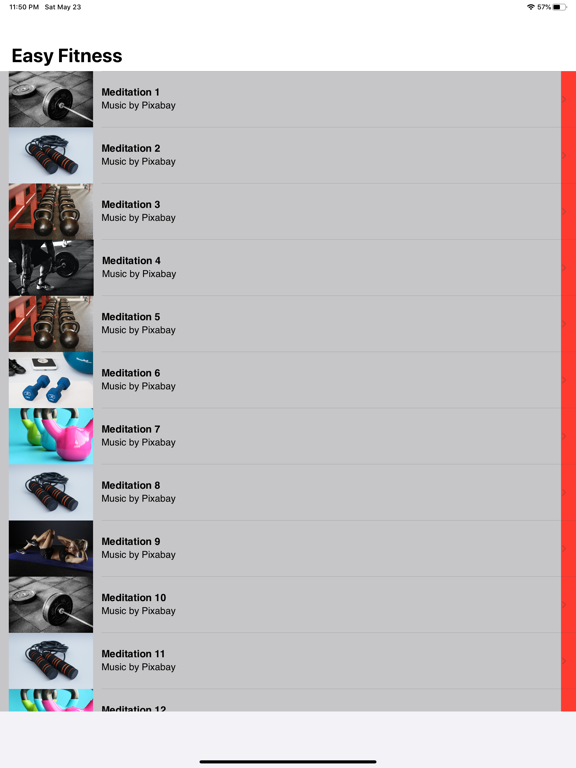 Screenshot #5 pour Easy Fitness Music