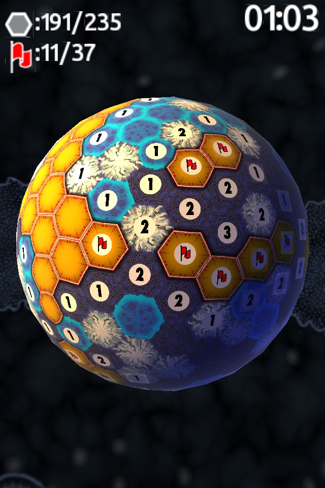 Planet Minesweeper 3D screenshot 2