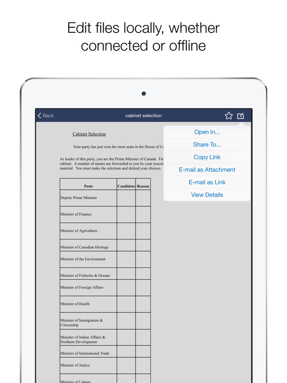 Screenshot #5 pour Colligo Briefcase