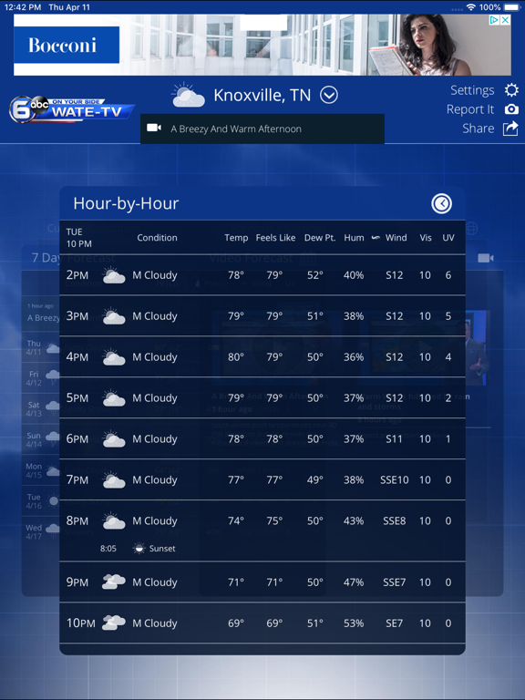 App Shopper Knoxville Weather WATE (Weather)