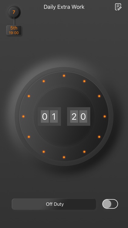 Daily Extra Work-Record Time