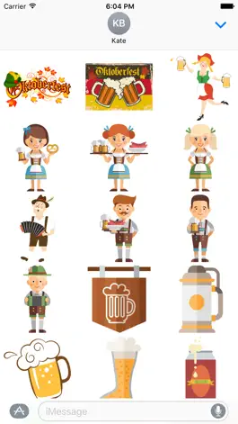 Game screenshot Oktoberfest Stickers. mod apk