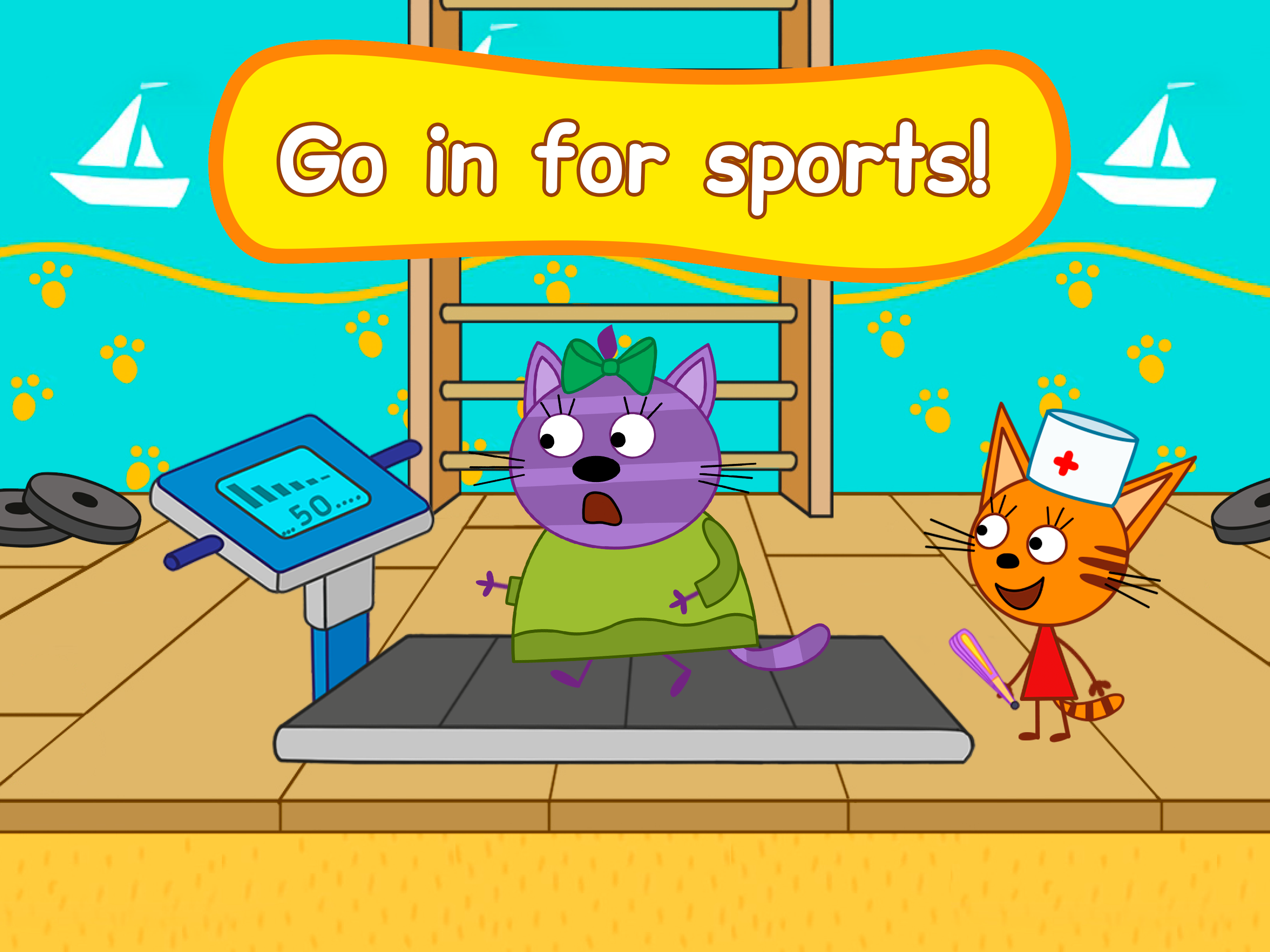 Kid-E-Cats. Hospital fun game