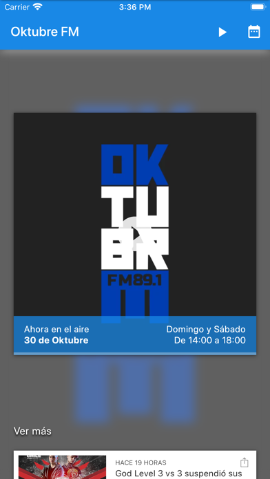 Oktubre FM Screenshot