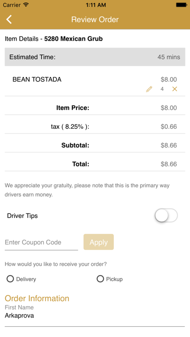 Baaam Delivery - Customer App screenshot 4