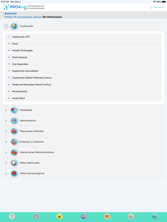 PROAnet app iPad screenshot 5 - Medical app