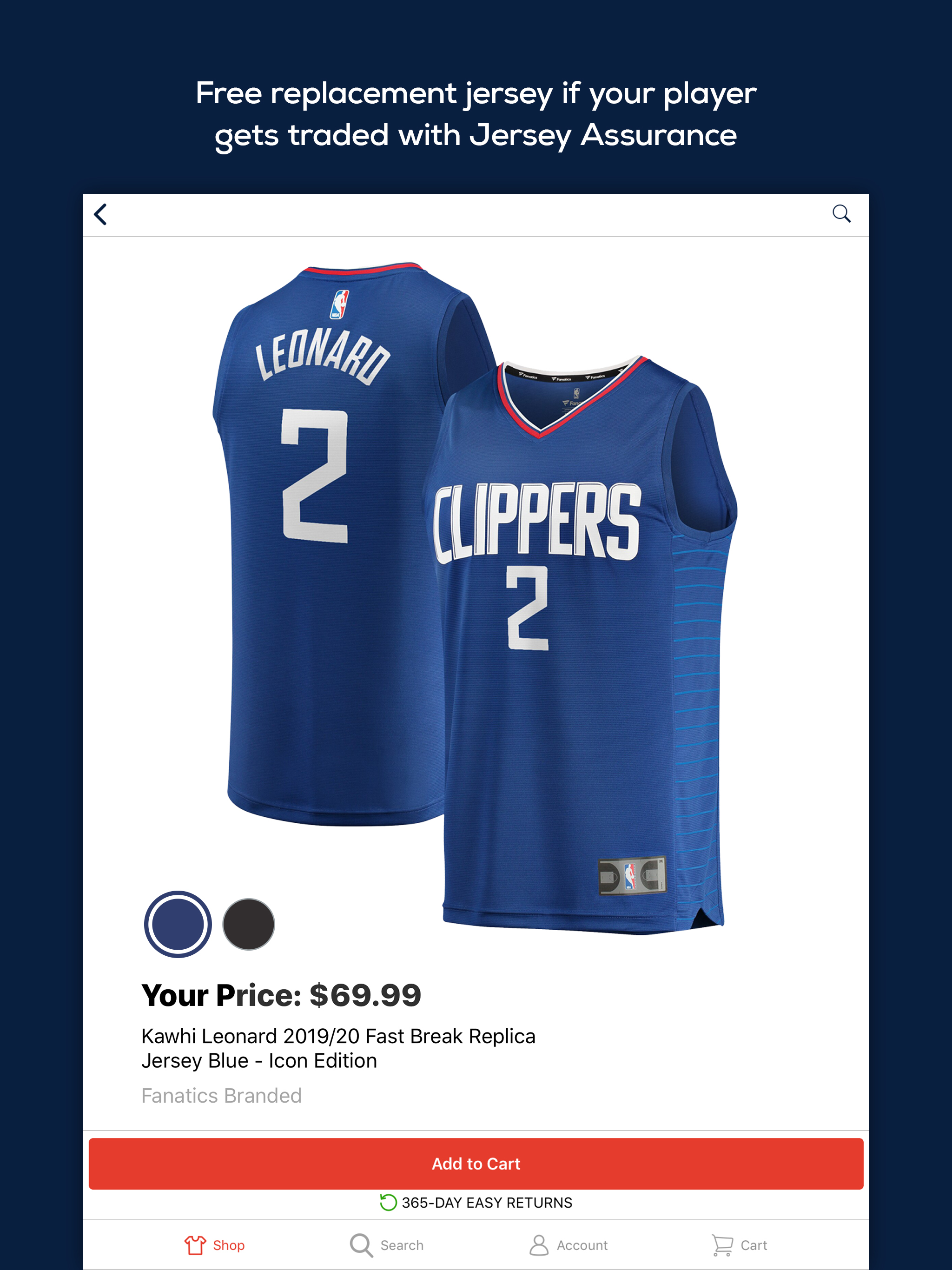 Fanatics NBA Shop screenshot 12