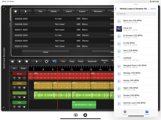 MultiTrack Recorder Plugin iPad app afbeelding 7