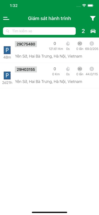 Screenshot of Instek GPS