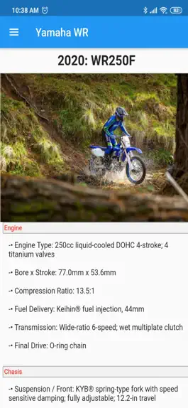 Game screenshot Yamaha WR Guide mod apk