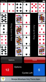 crescent solitaire iphone screenshot 4