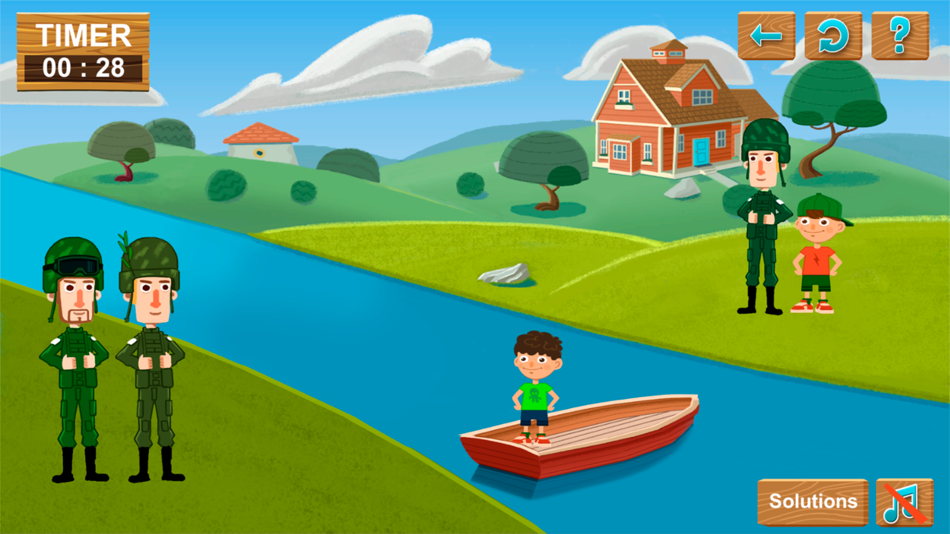 #2. The River Tests - IQ Puzzle (iOS) Bởi: SolverLabs