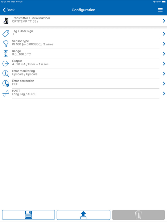 Screenshot #5 pour OPTICHECK Temperature Mobile