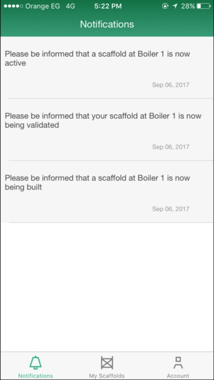 Lafarge Scaffolds App
