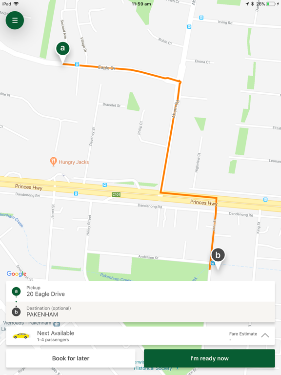 Screenshot #4 pour Pakenham Taxis