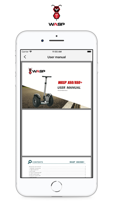 WASP Personal Mobile Device screenshot