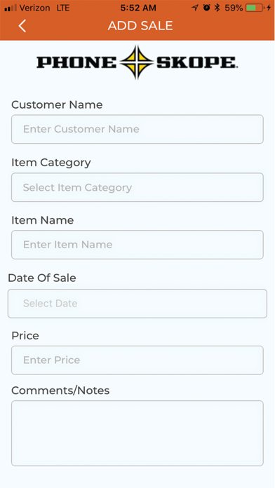 Phone Skope Sales iPhone screenshot 4 - Utilities app