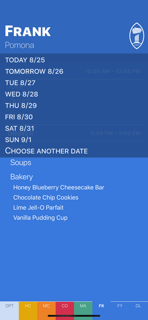 5Cs Menu screenshot 5