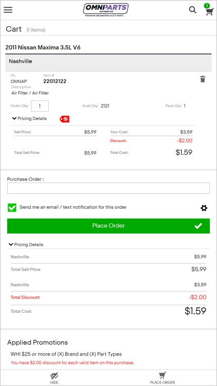 Omniparts Automotive screenshot-3