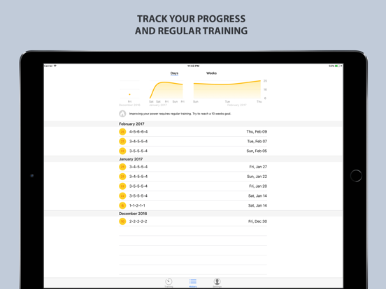 Push-ups Trainer iPad screenshot 5 - Health & Fitness app