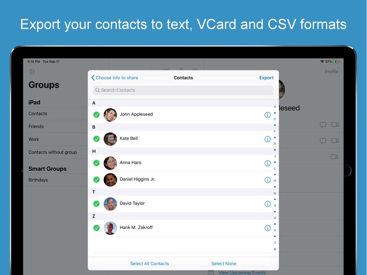 ContactsXL 2 for iPad screenshot-4