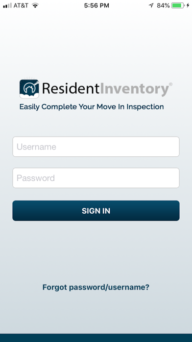 Resident Inventory Screenshot
