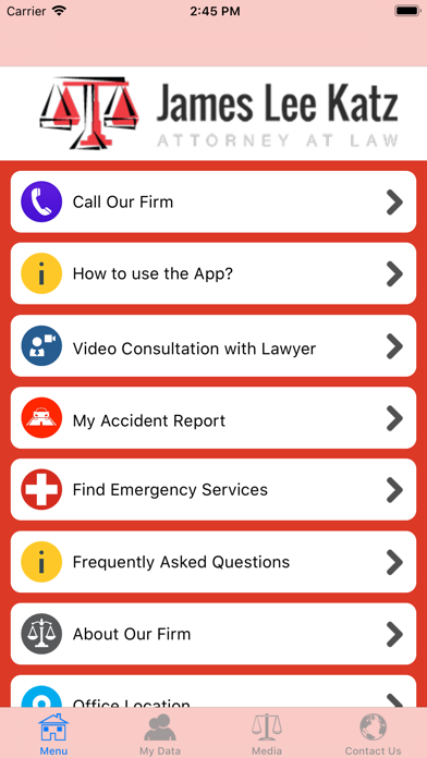 How to cancel & delete James Lee Katz Injury App from iphone & ipad 1