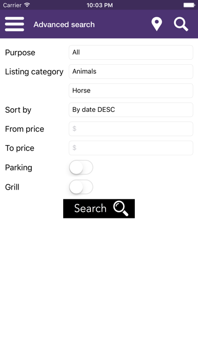 Classified ADS InfinityMarket Screenshot