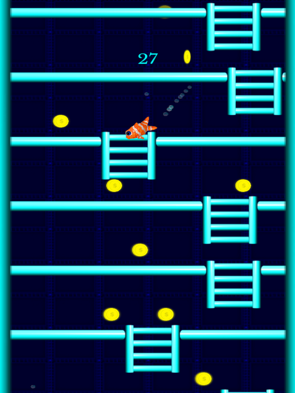Screenshot #6 pour Fish Ladder Fall Down